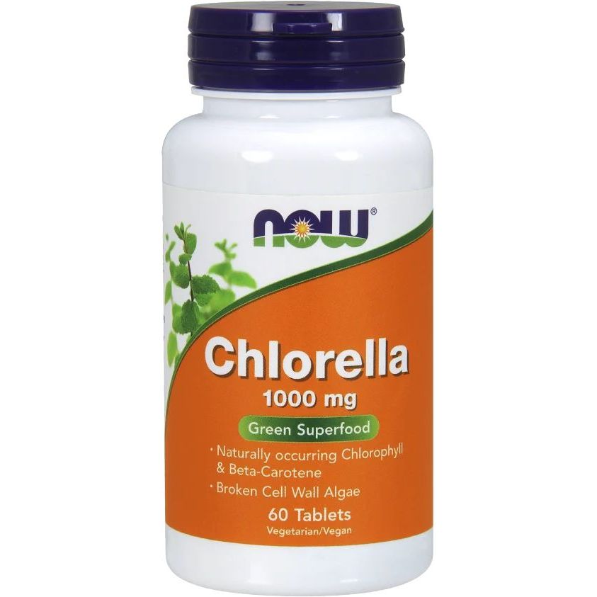 Хлорелла Now Foods Chlorella 1000 мг 60 таблеток - фото 1