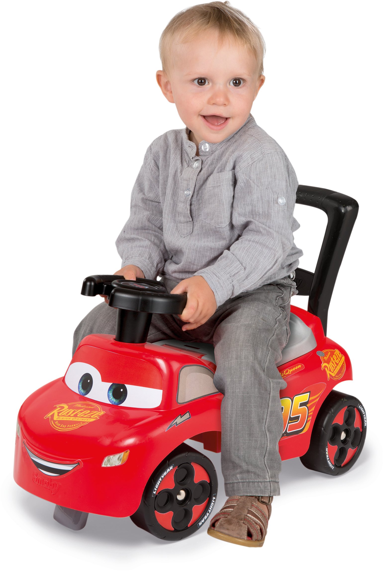 Машина для катания детская Smoby Toys Тачки 3, красный (720523) - фото 3