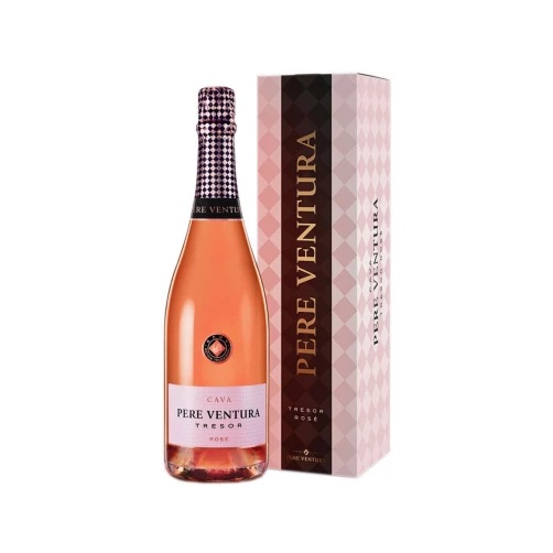 Ігристе вино Pere Ventura Cava Tresor Rose, рожеве, брют, 11,5%, 0,75 л - фото 1