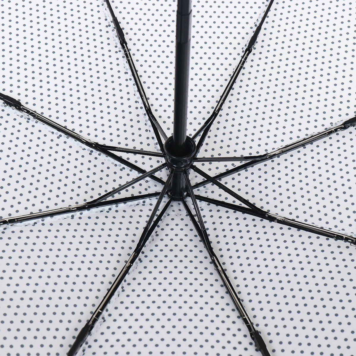 Женский складной зонтик полный автомат Art Rain 100 см белый - фото 4