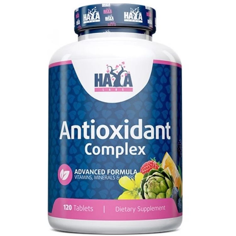 Комплекс вітамінів і антиоксидантів Haya Labs Antioxidant Complex 120 таблеток - фото 1