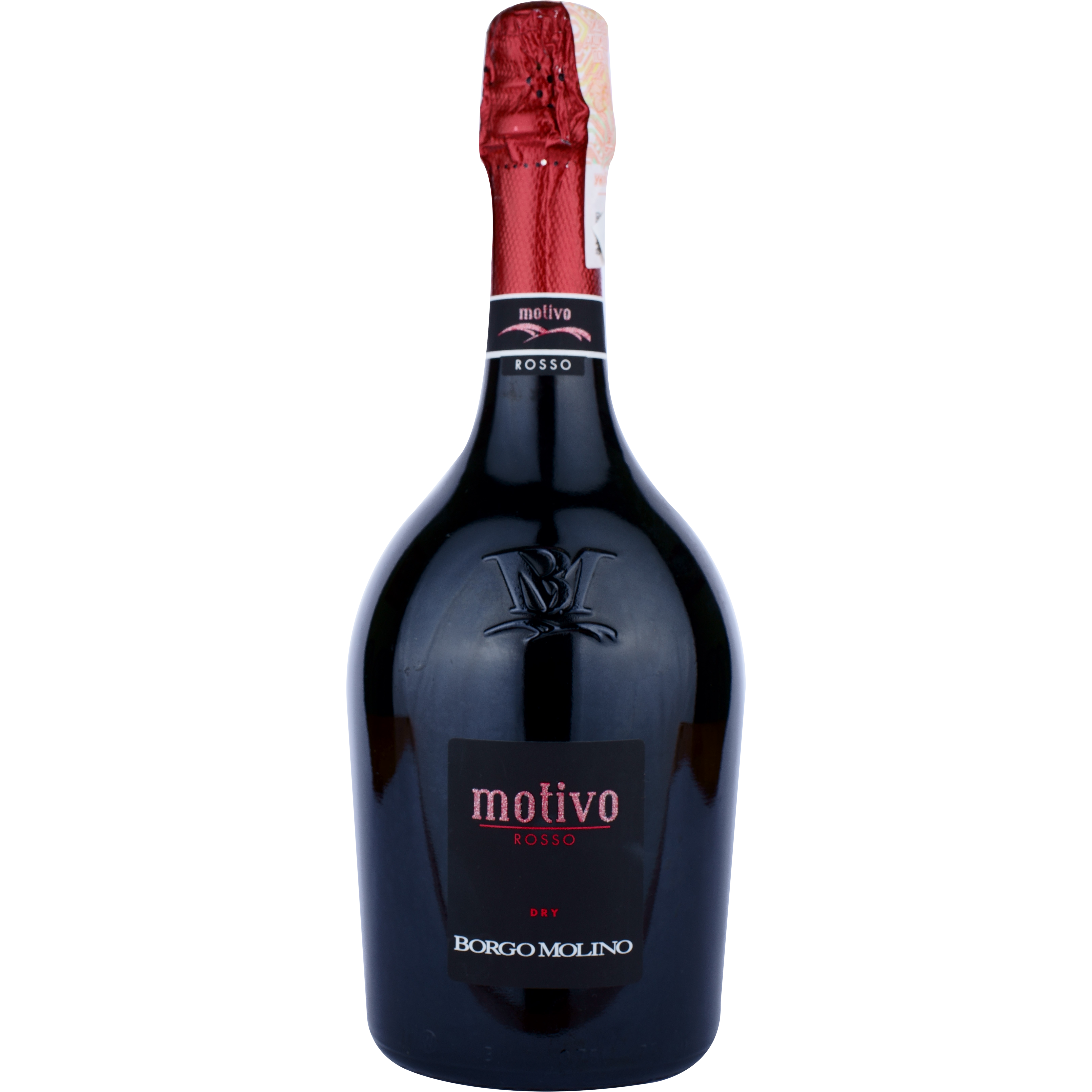 Игристое вино Borgo Molino Motivo Rosso Spumante Dry IGT, красное, сухое, 0,75 л - фото 1