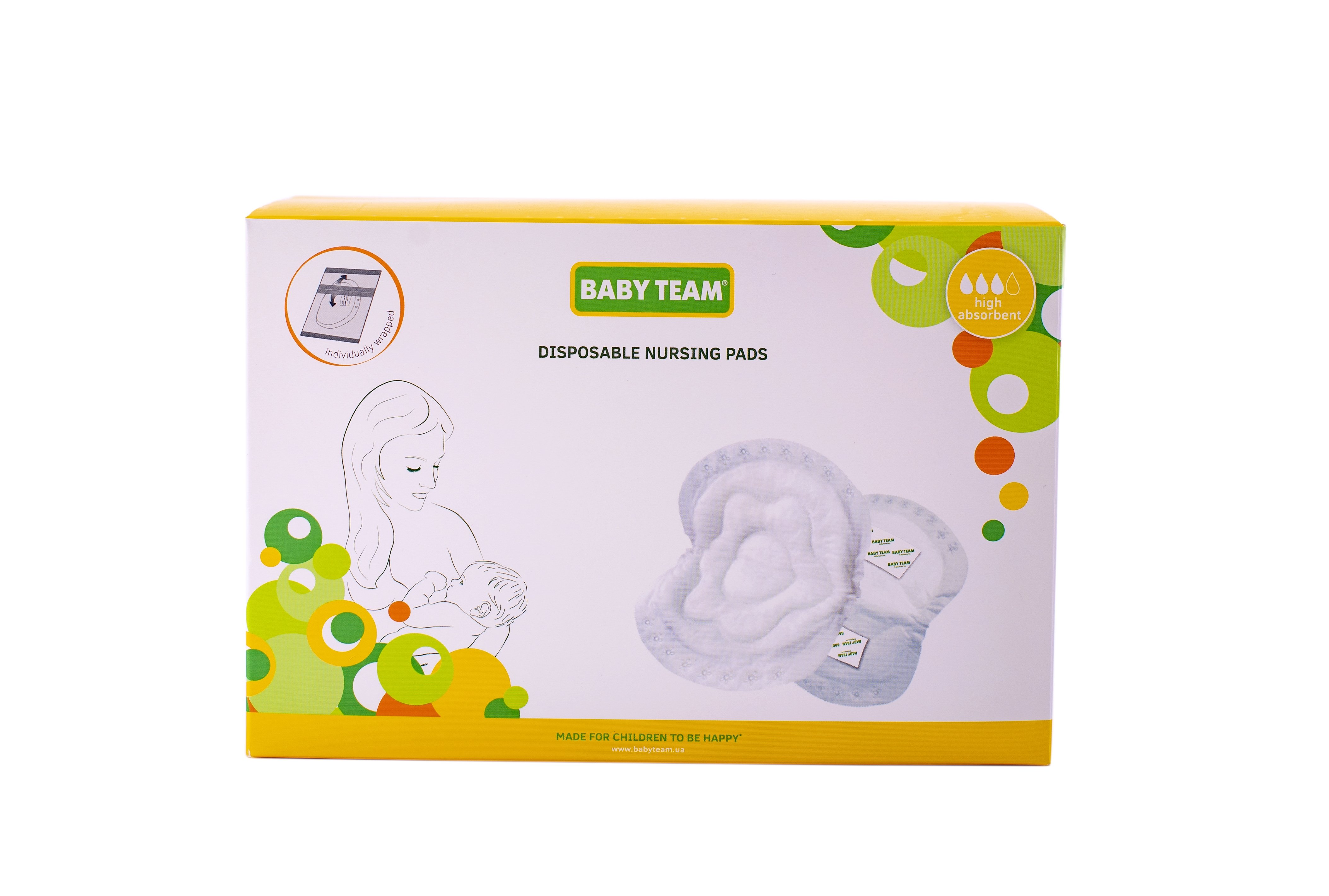 Лактаційні вкладиші Baby Team Basic, 60 шт. (0025) - фото 2