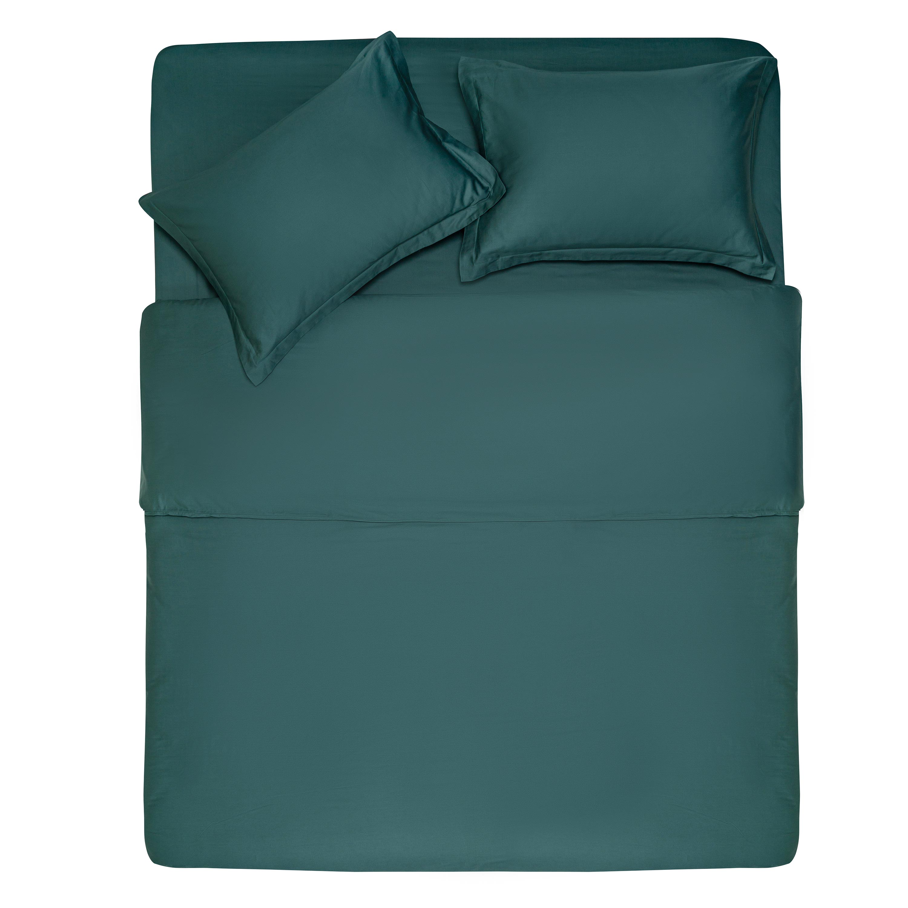 Комплект постельного белья Ardesto Mix&Match Premium сатин двуспальный евро зеленый (ART2022SE) - фото 7
