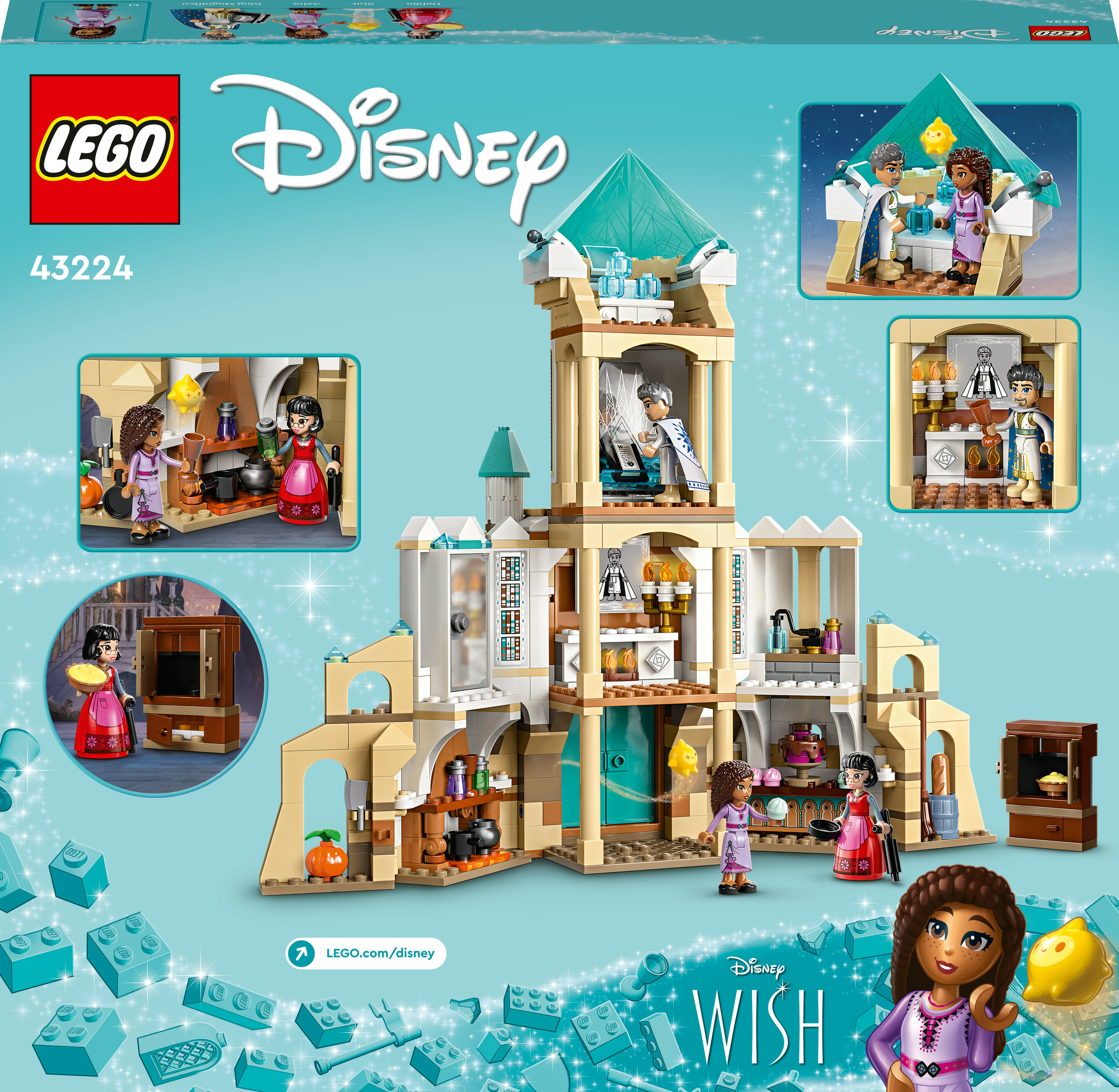 Конструктор LEGO Disney Princess Замок короля Магнифико 613 деталей (43224) - фото 9