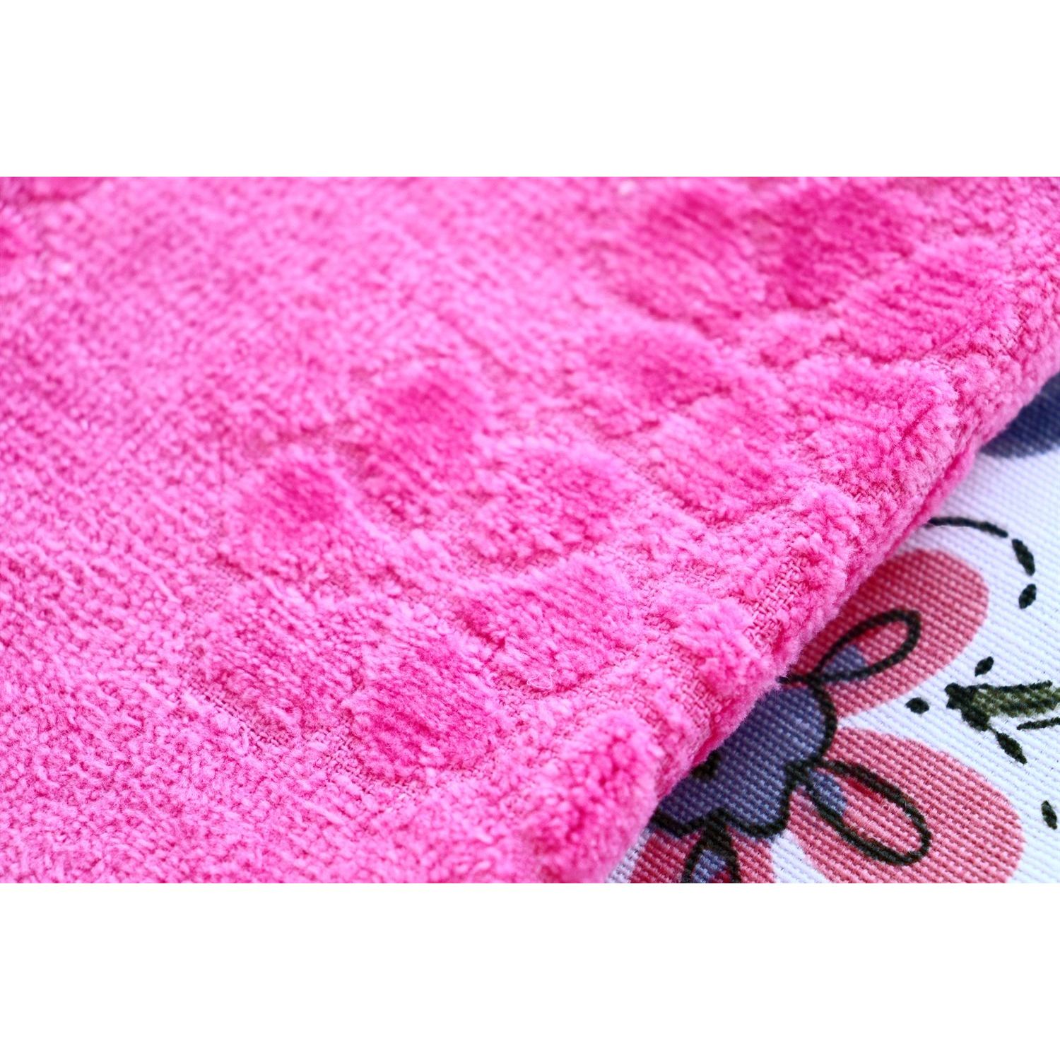 Набір для кухні IzziHome Flowers фартух + рушник рожевий (607737) - фото 4