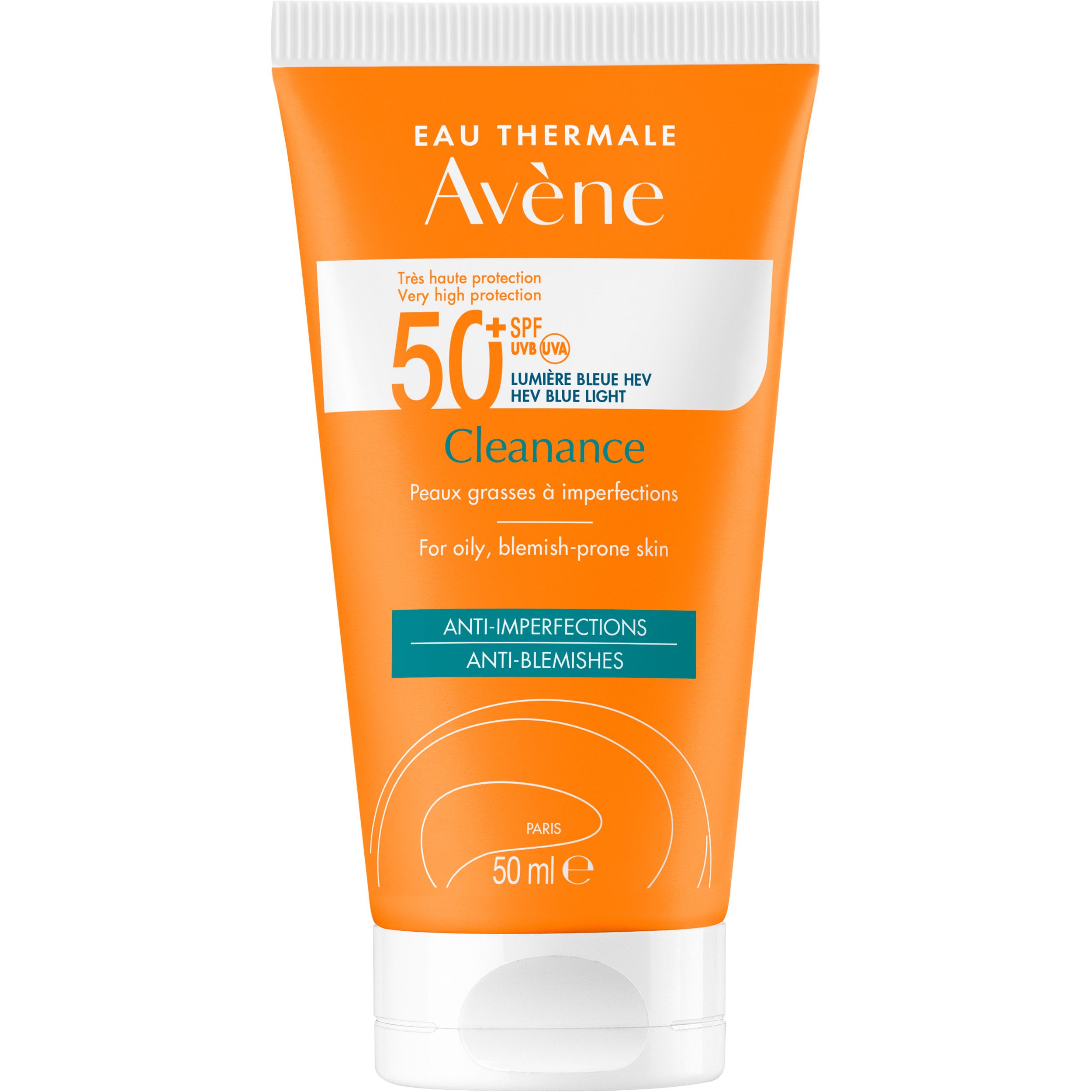 Сонцезахисний крем Avene Cleanance Sun Care SPF 50+, 50мл - фото 1