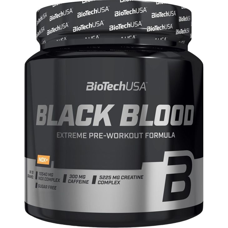 Передтренік BioTech Black Blood NOX+ Blueberry-lime 340 г - фото 1