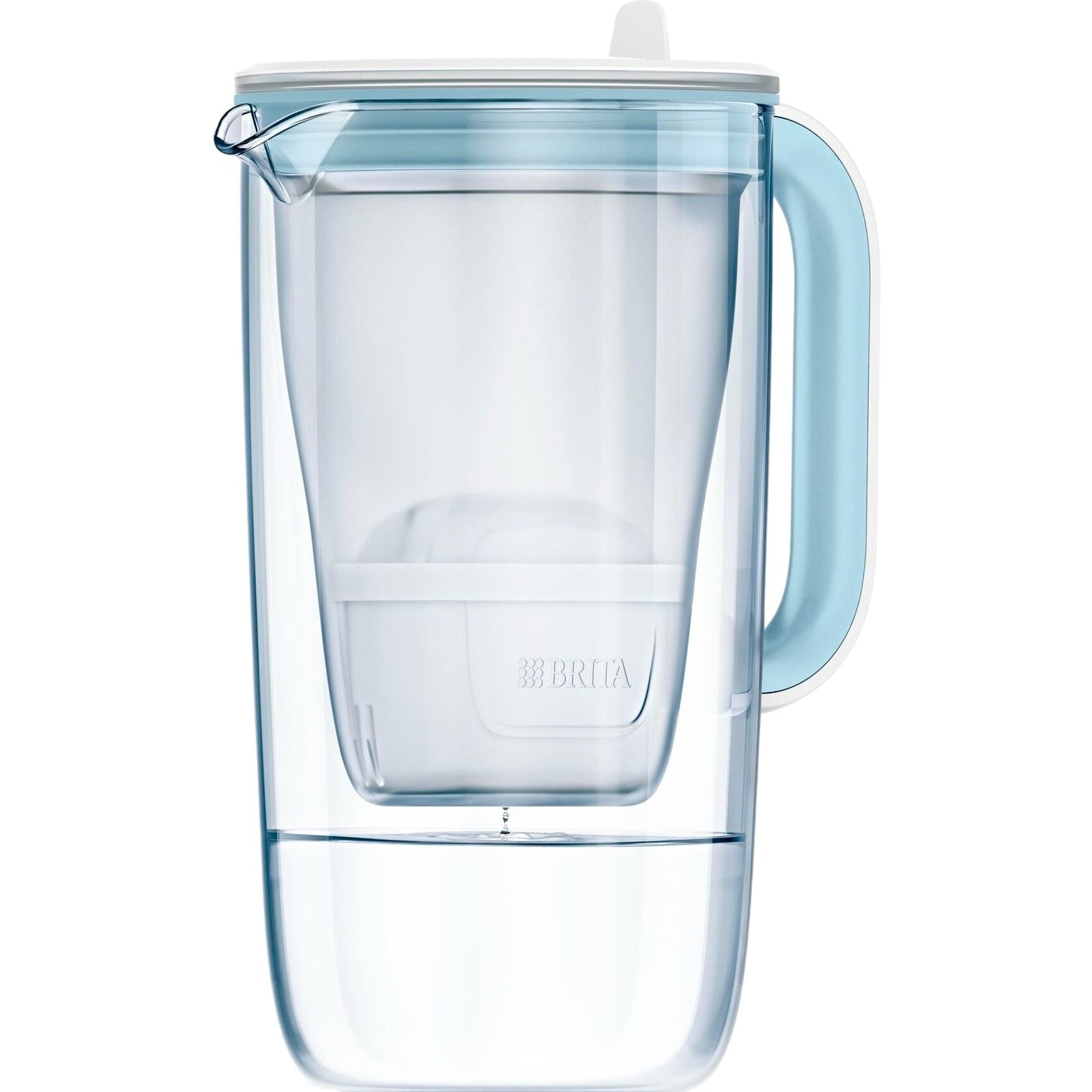 Фильтр-кувшин Brita Glass LED MXpro синий 2.5 л (1050452) - фото 1