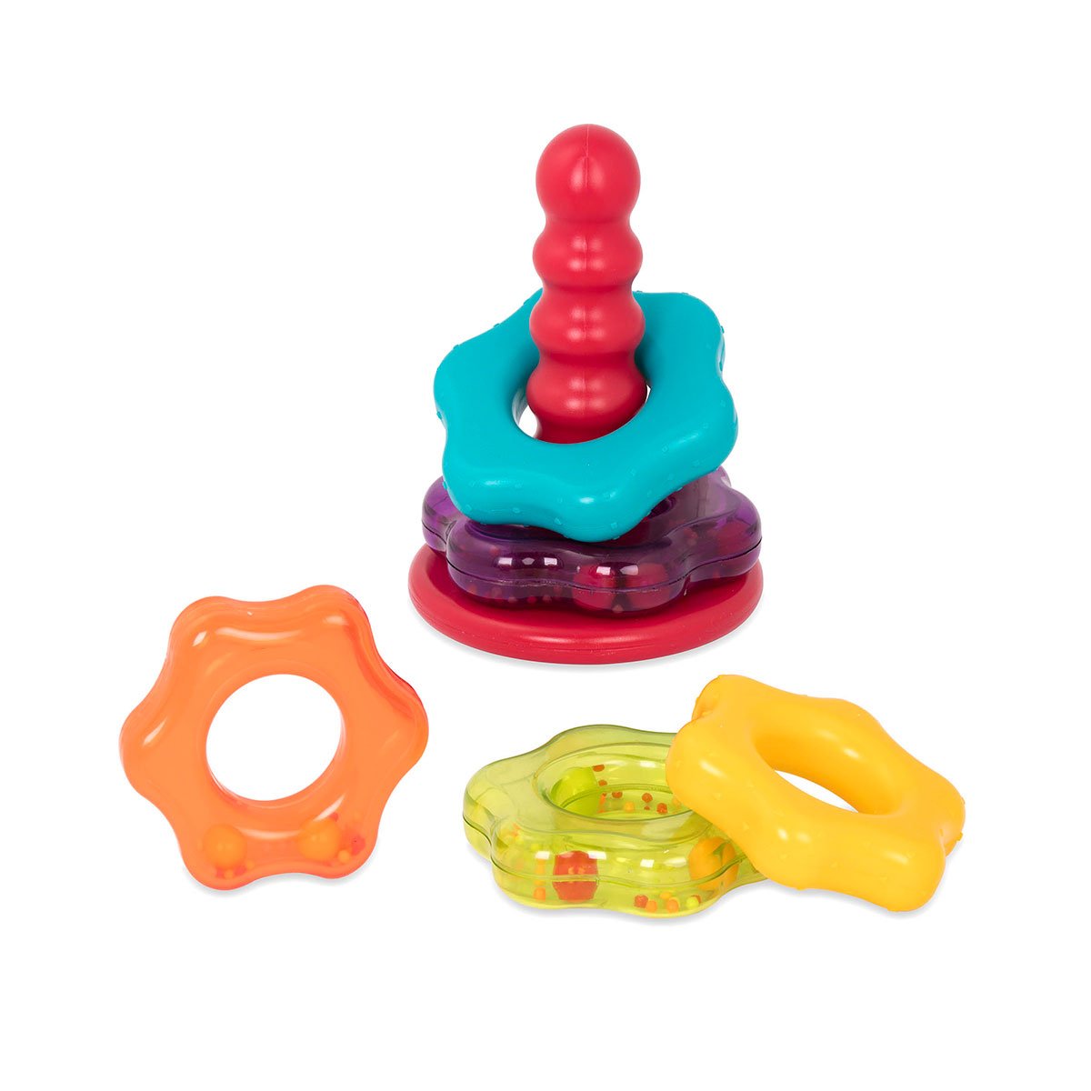 Развивающая игрушка Battat Lite Цветная пирамидка (BT2579Z) - фото 2