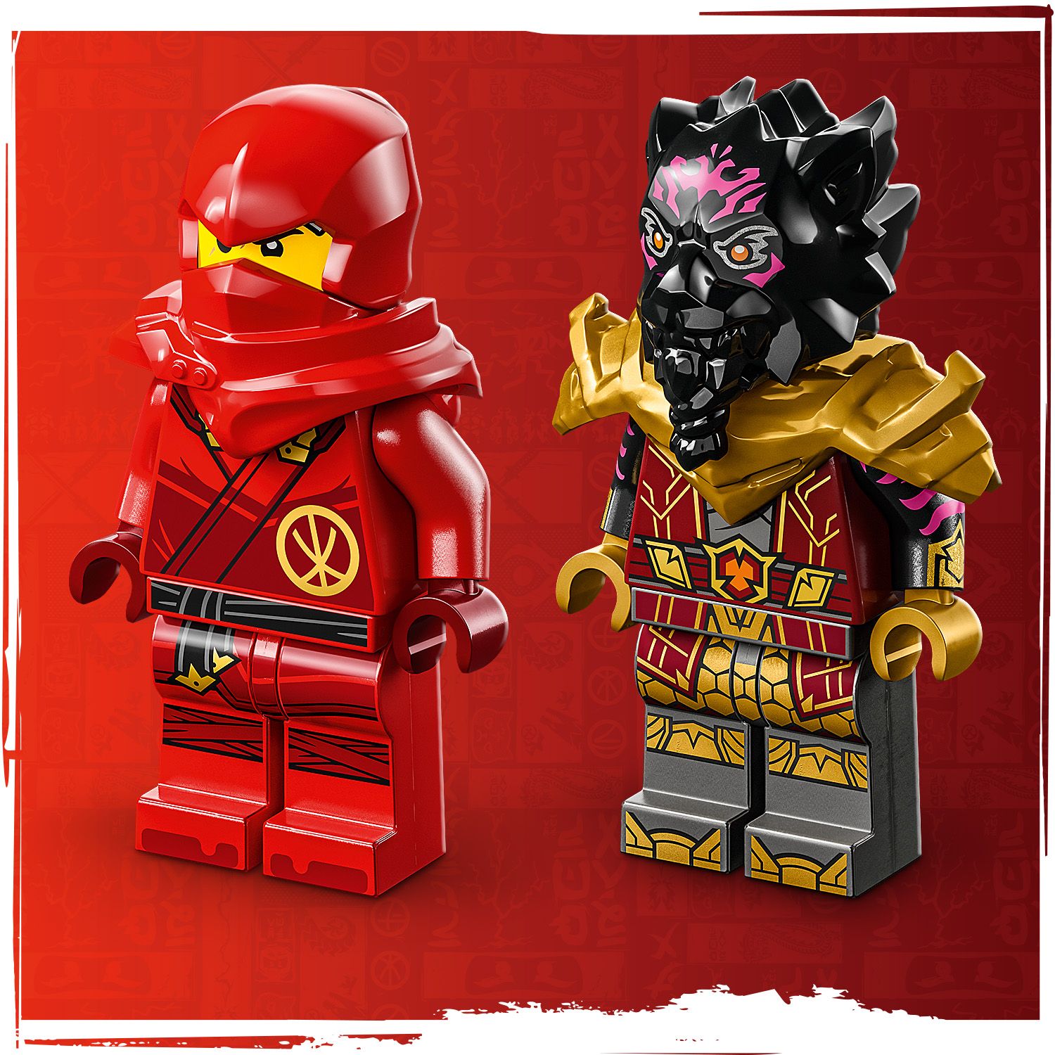 Конструктор LEGO Ninjago Автомобільна й байкова битва Кая і Раса, 103 деталі (71789) - фото 7