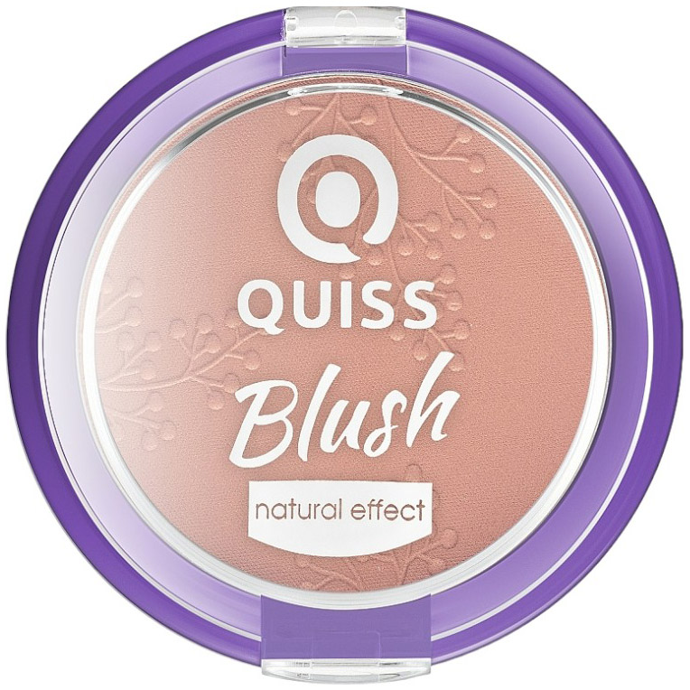 Рум'яна для обличчя Quiss Blush Natural Effect №2 12 г - фото 1