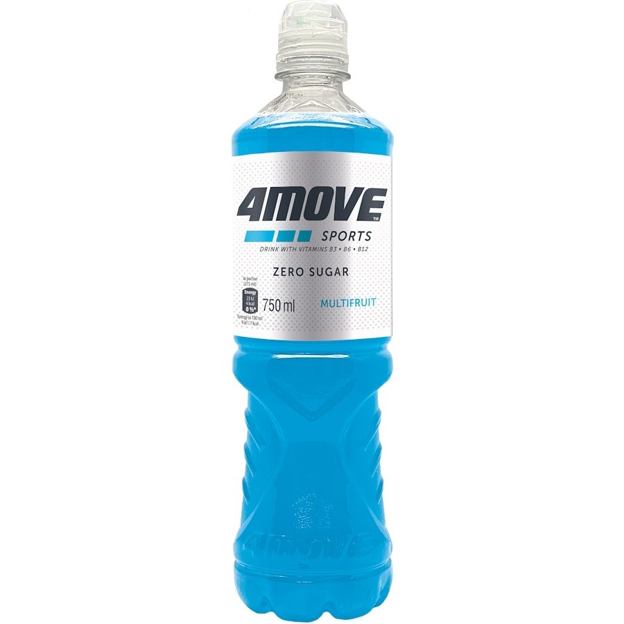 Ізотонік 4move Isotonic Sports Drink Zero Мультифрукт 750 мл - фото 1