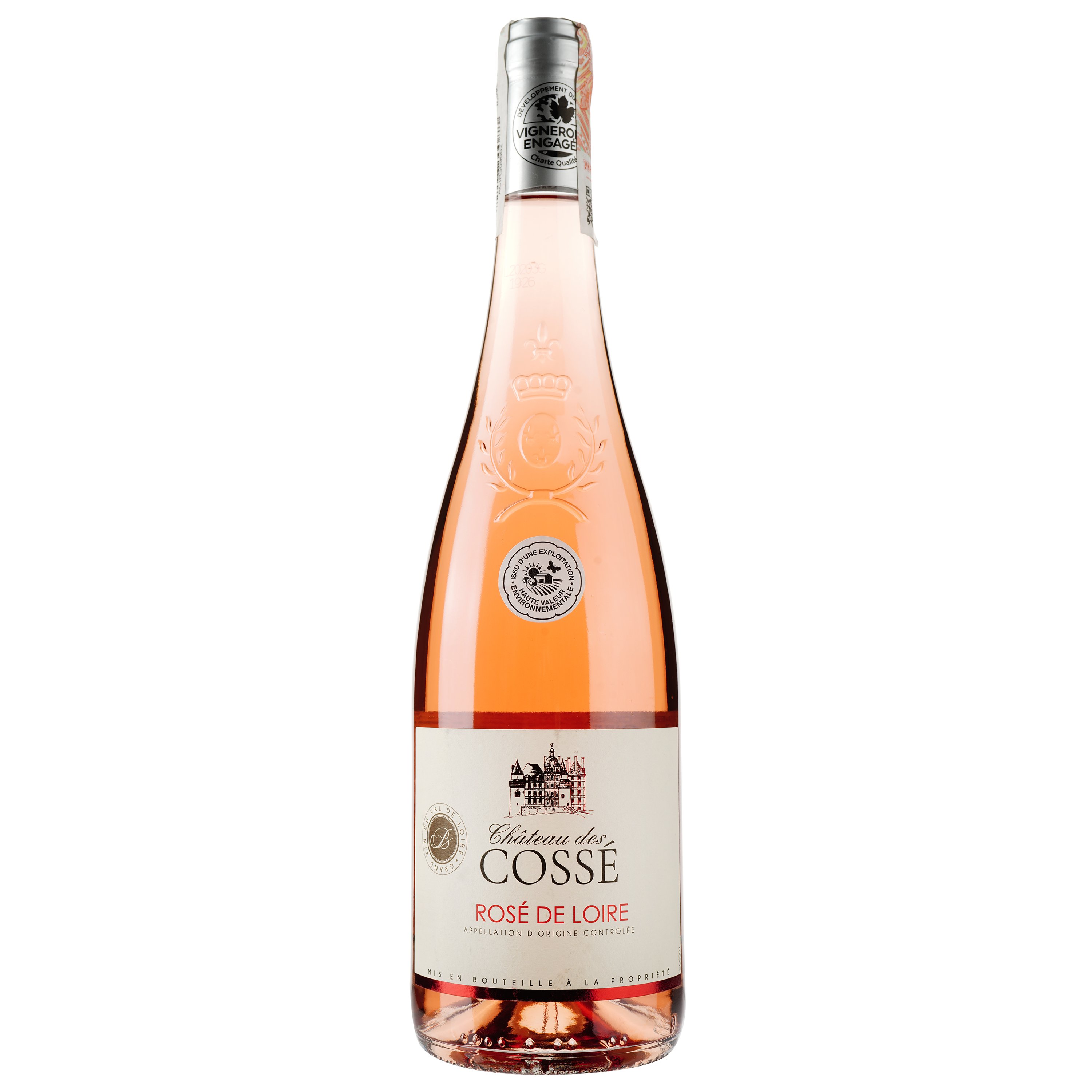 Вино Chateau des Cosse Rose de Loire, розовое, сухое, 11,5%, 0,75 л (480090) - фото 1