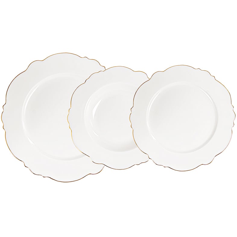Набор тарелок Lefard, белый (922-030) - фото 1