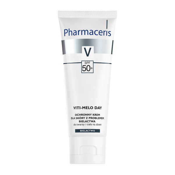 Захисний денний крем для шкіри обличчя та тіла з Вітіліго Pharmaceris V Vity-melo, 75 мл (E1670) - фото 1