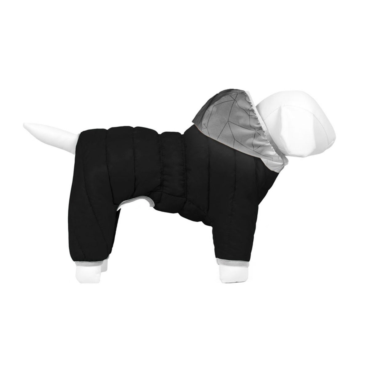 Фото - Одежда для собак AiryVest Комбінезон для собак  ONE, XS25, чорний 