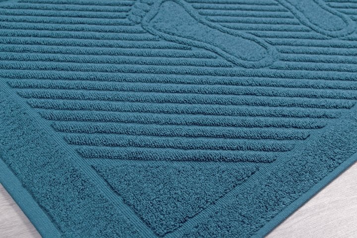 Рушник для ніг Iris Home, 70х50 см, синій (svt-2000022277211) - фото 2