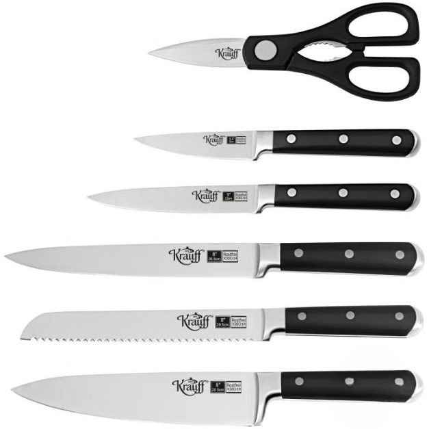 Набір ножів Krauff, на підставці, 7 предметів (29-305-015) - фото 2