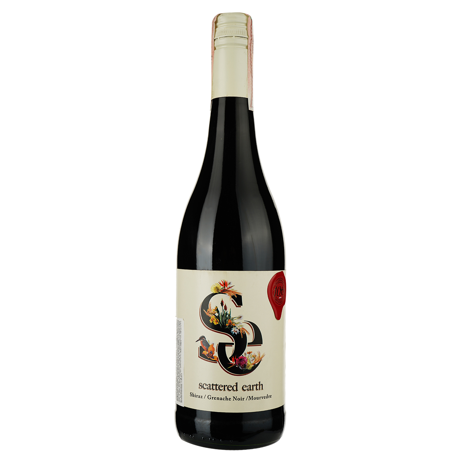 Вино KWV Scattered Earth Shiraz, Grenache, Mourvedre, червоне, сухе, 11-14,5%, 0,75 л - фото 1