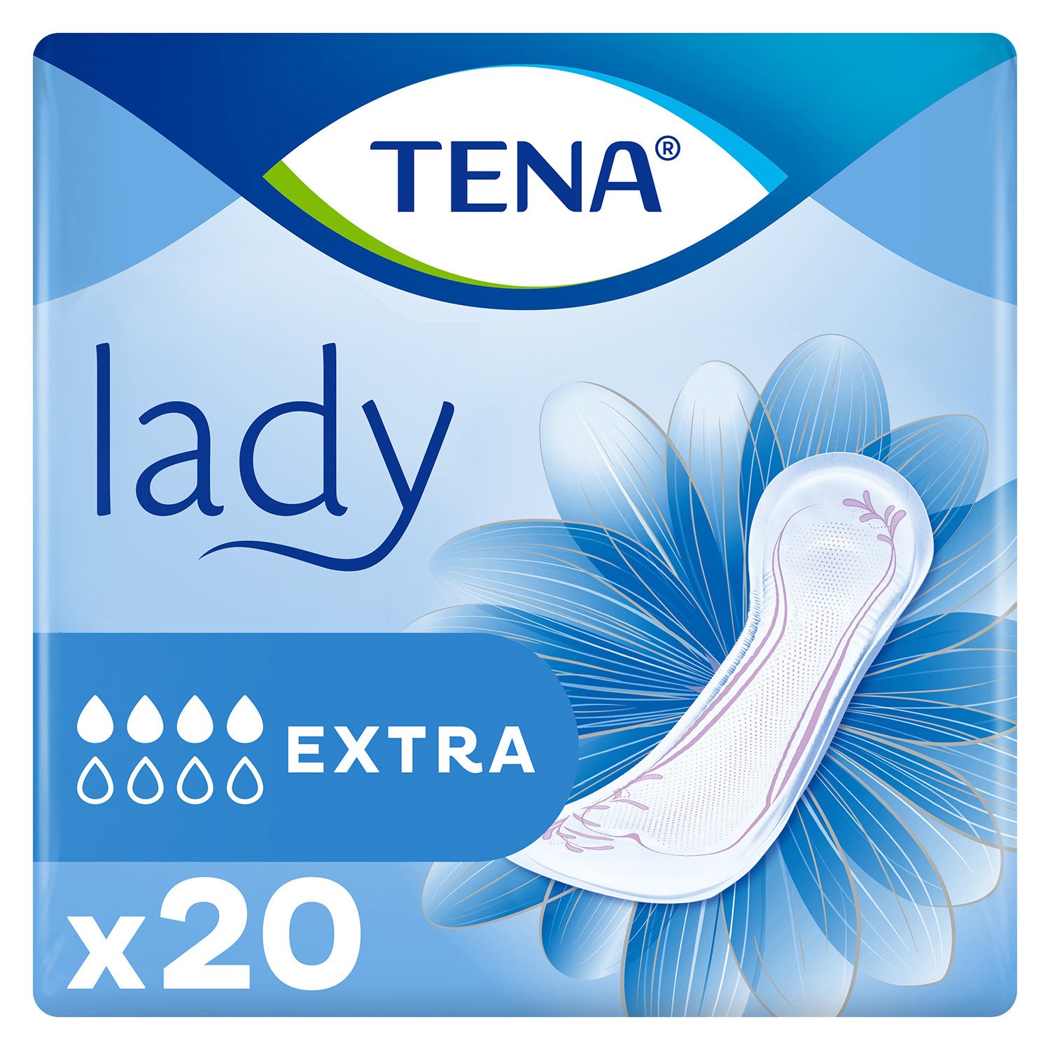 Урологічні прокладки Tena Lady Extra 20 шт. - фото 1