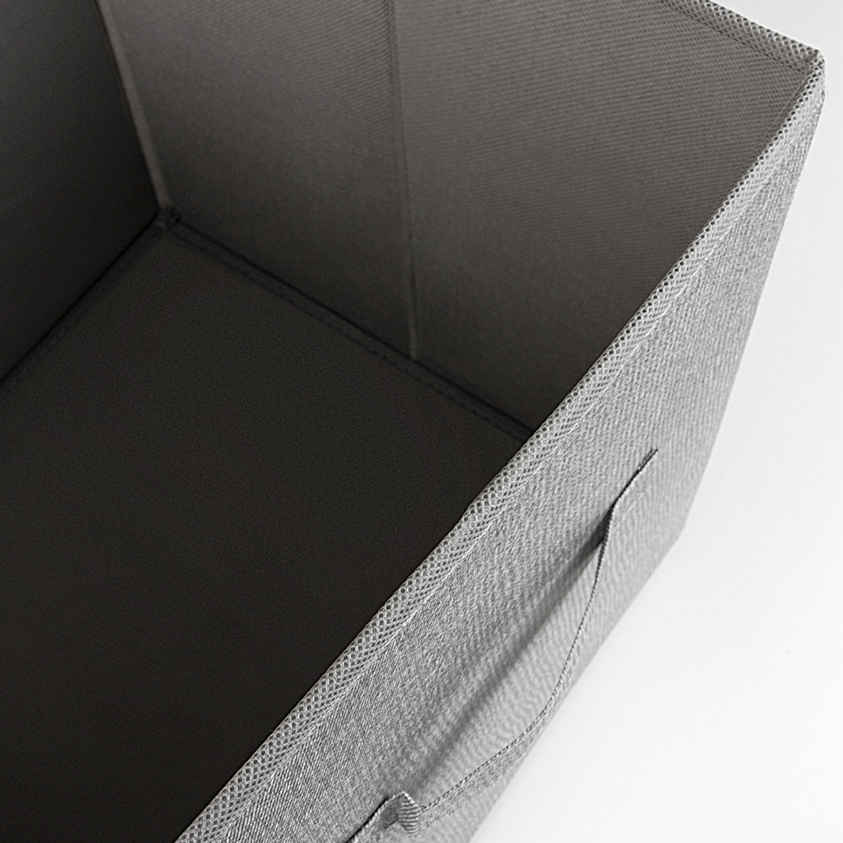 Ящик для зберігання МВМ My Home текстильний, 280x280x280 мм, сірий (TH-08 GRAY) - фото 8