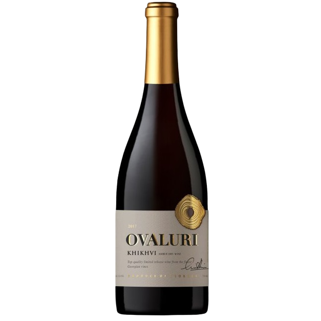 Вино Ovaluri Khikhvi, оранжевое, сухое, 12%, 0,75 л - фото 1