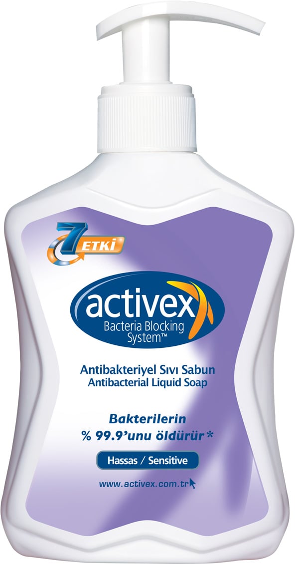 Антибактеріальне рідке мило Activex Sensitive, 300 мл - фото 1