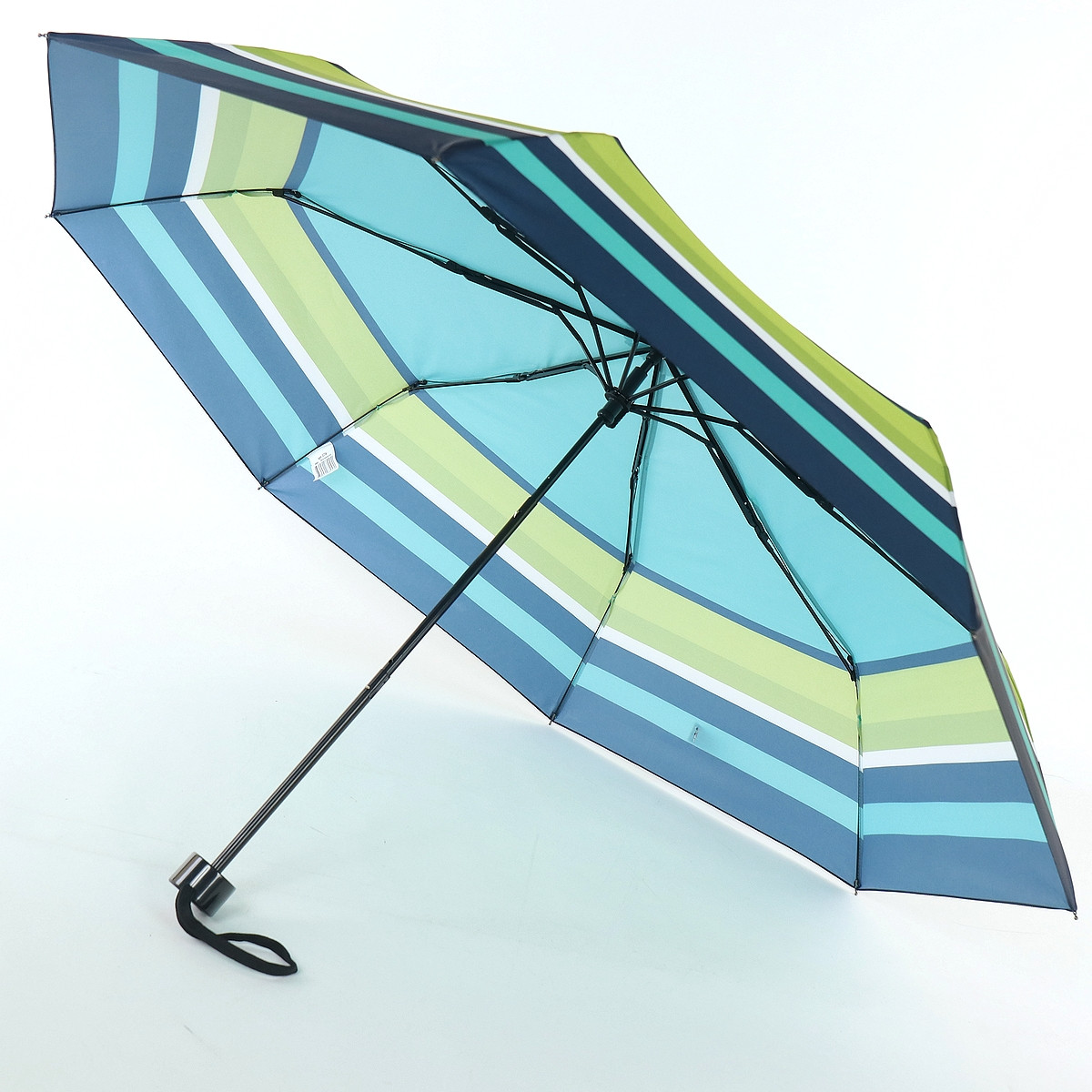 Женский складной зонтик механический Art Rain 99 см зеленый - фото 3