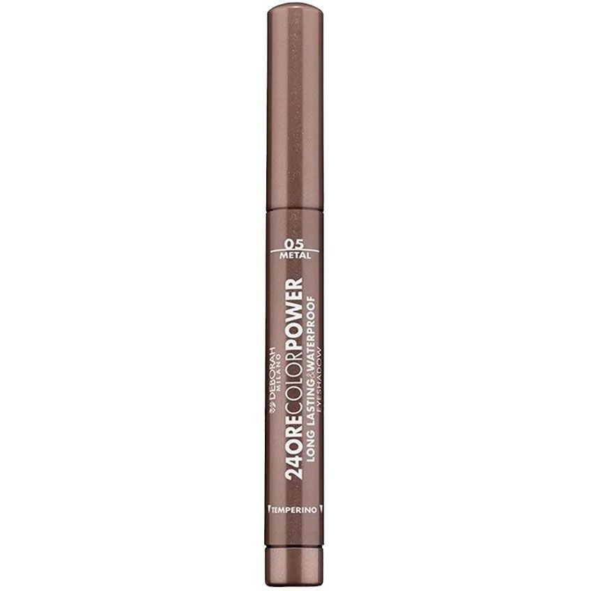 Тіні-олівець для повік Deborah Milano 24 Ore Color Power тон 04 (Warm Brown) 1.4 г - фото 1