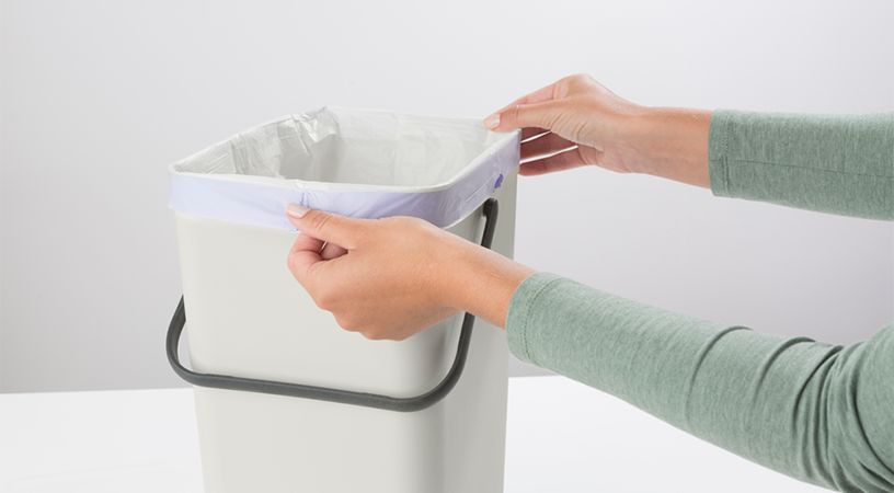 Відро для сміття Brabantia Sort&Go, 16 л, світло-сіре (213465) - фото 6