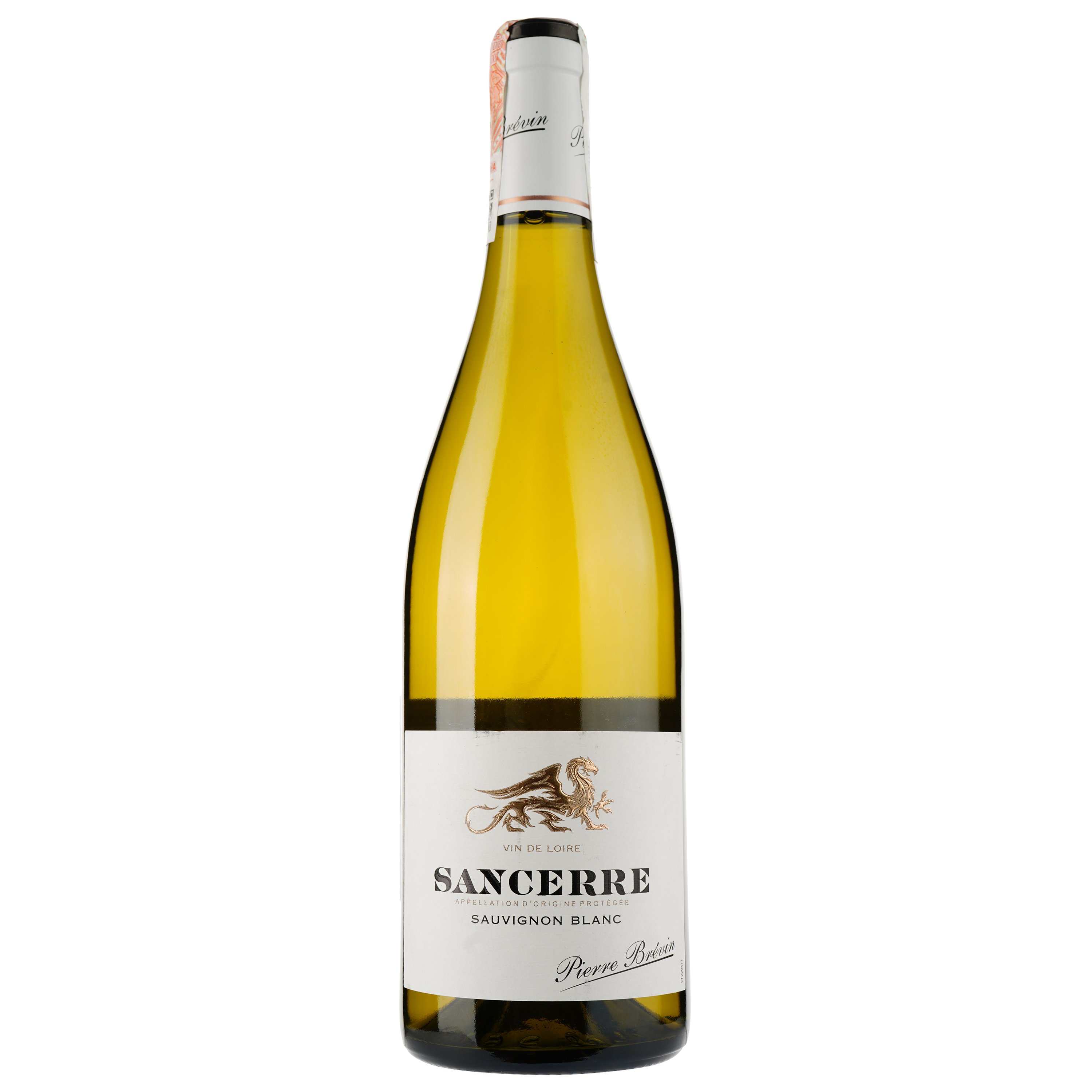 Вино Pierre Brevin Sancerre Sauvignon Blanc, белое, сухое, 0,75 л - фото 1
