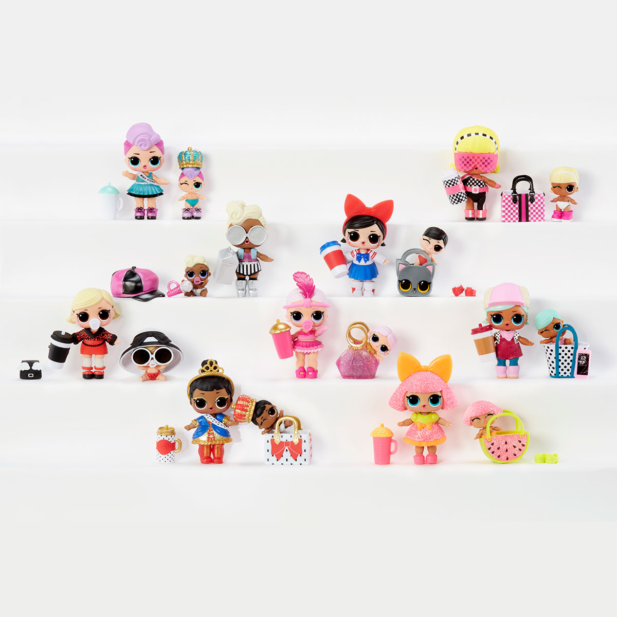 Ігровий набір з ляльками L.O.L. Surprise Color change Me&My 2 в 1 Крихітка та сестричка, в асортименті (580614) - фото 8