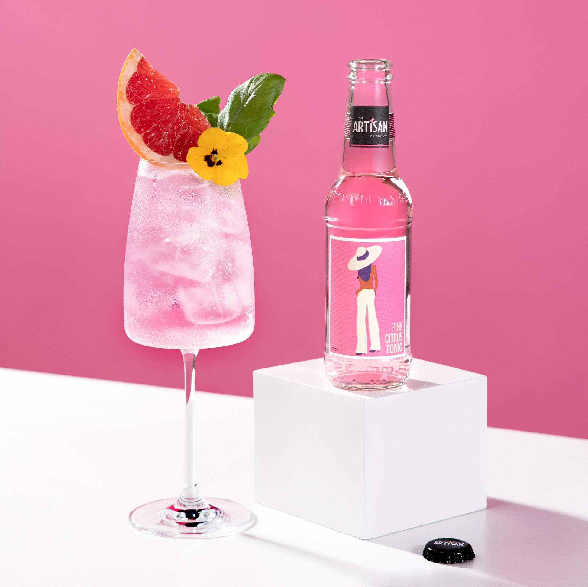 Напій Artisan Drinks Co. Pink Citrus Tonic безалкогольний 0.2 л - фото 4