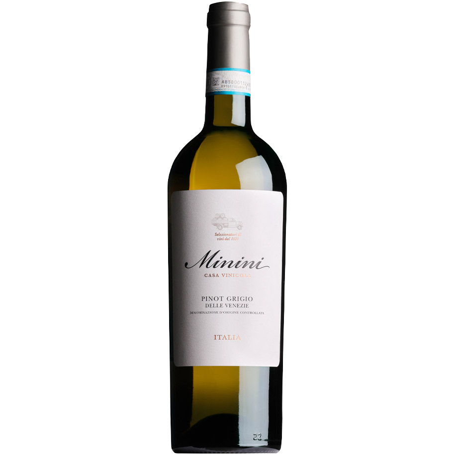 Вино Minini Pinot Grigio Delle Venezie DOC, белое, сухое, 0,75 л - фото 1