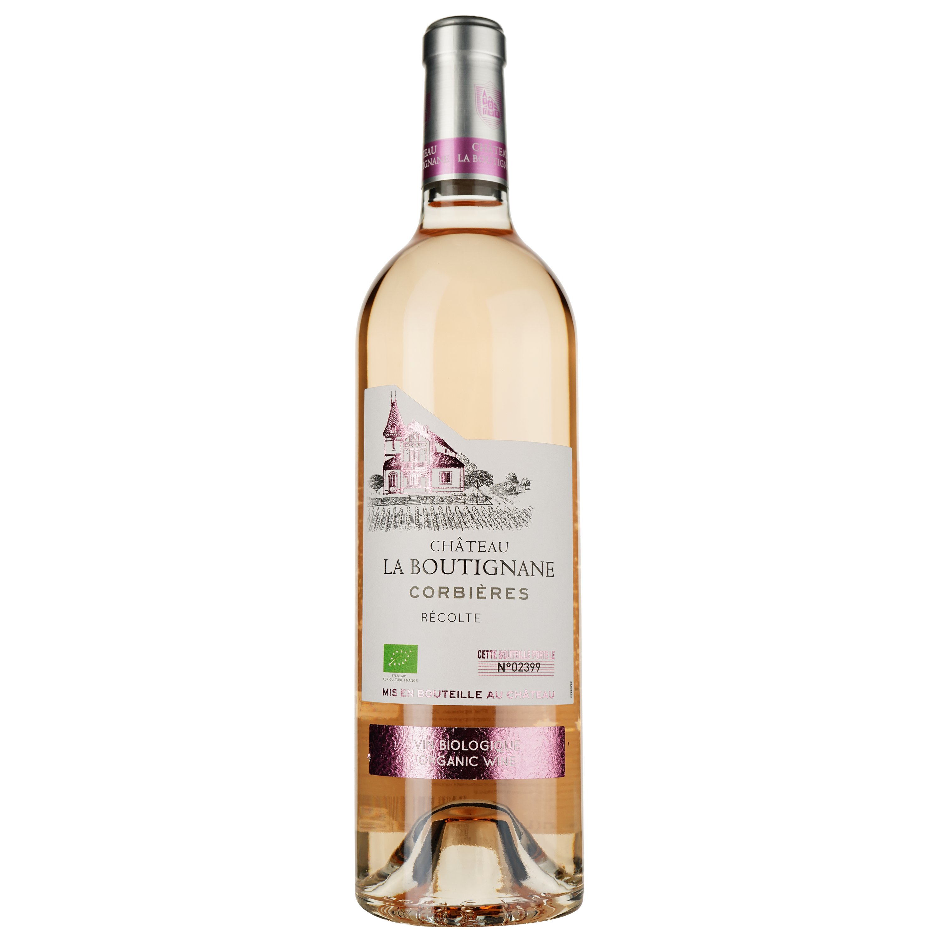 Вино Chateau La Boutignane Rose 2022 Corbieres AOP рожеве сухе 0.75 л - фото 1