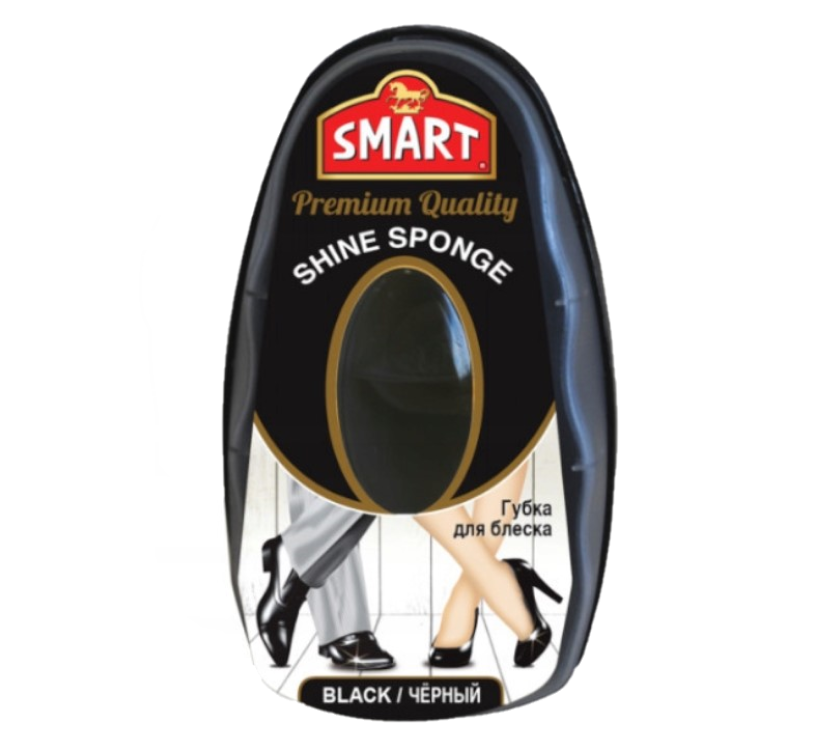 Губка для взуття із дозатором Smart, чорний - фото 1