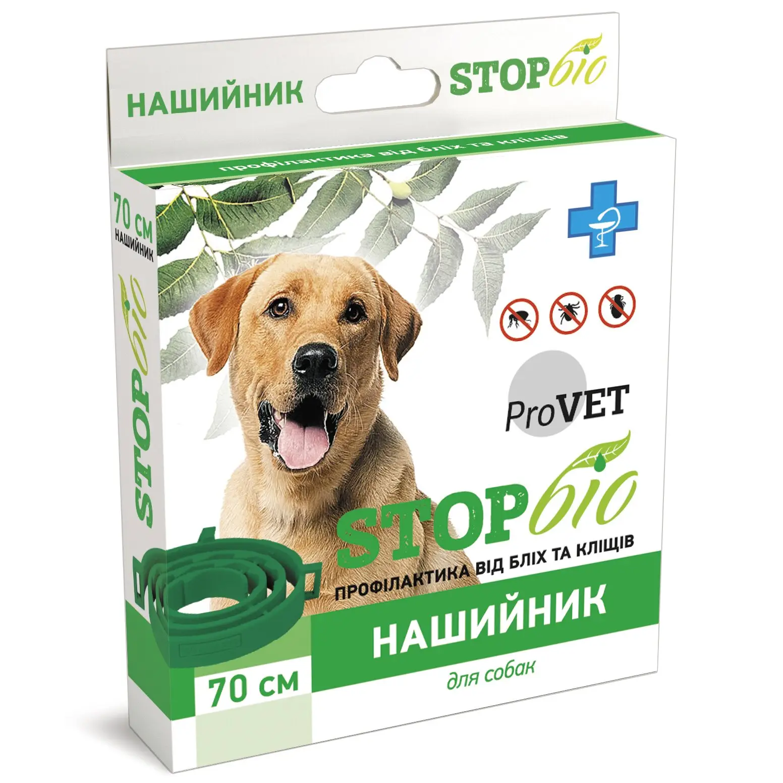 Ошейник для собак ProVET STOP-Био, от внешних паразитов, 70 см (PR020117) - фото 1