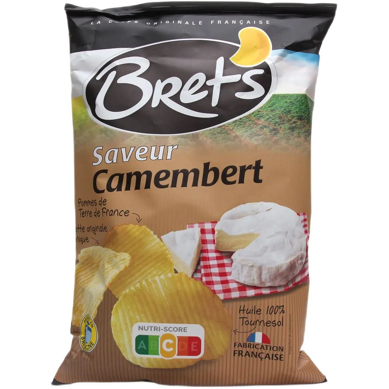 Чипси Bret's зі смаком сиру камамбер 125 г (801534) - фото 1