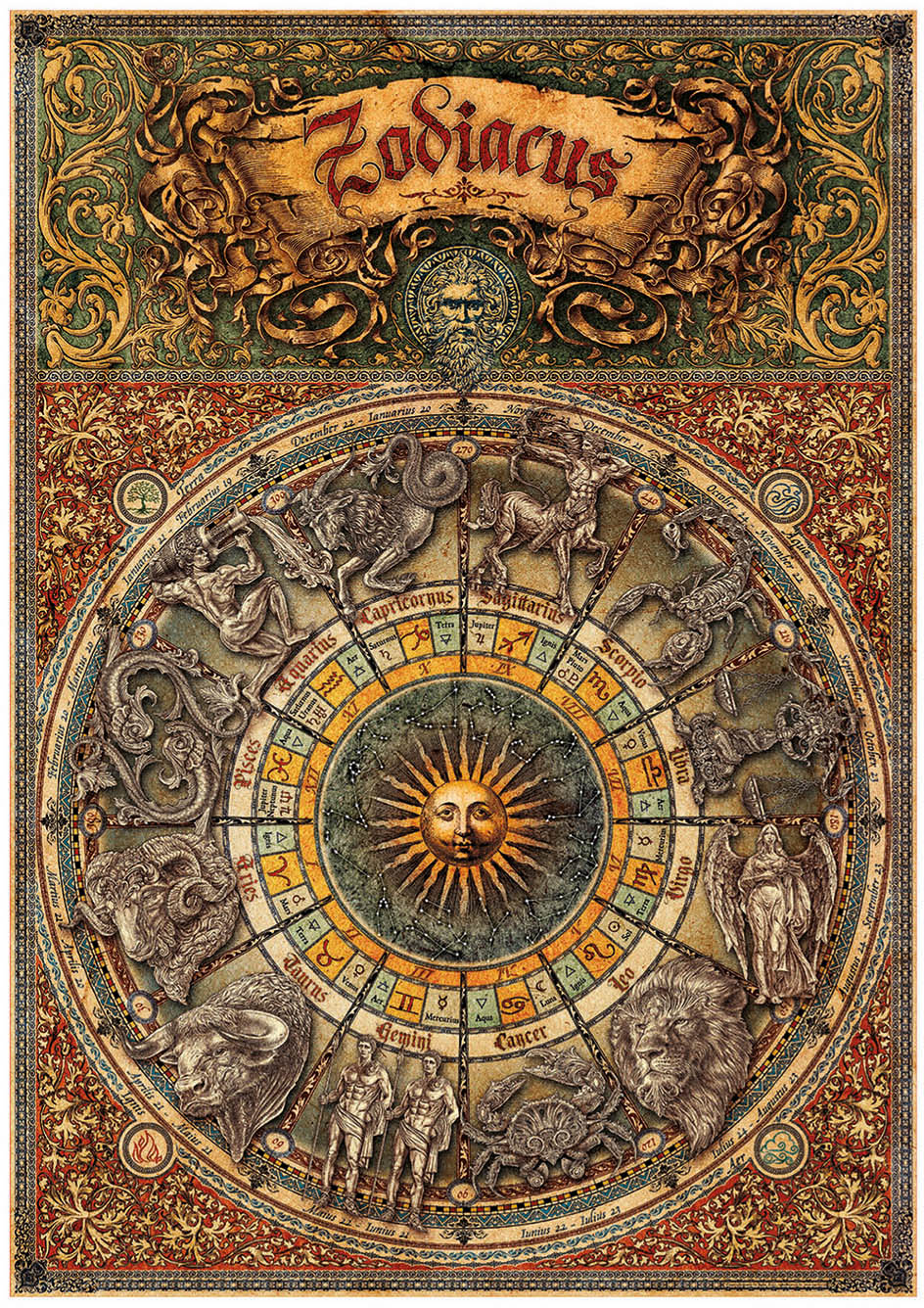 Пазл Educa Зодиак, 1000 элементов (17996) - фото 2
