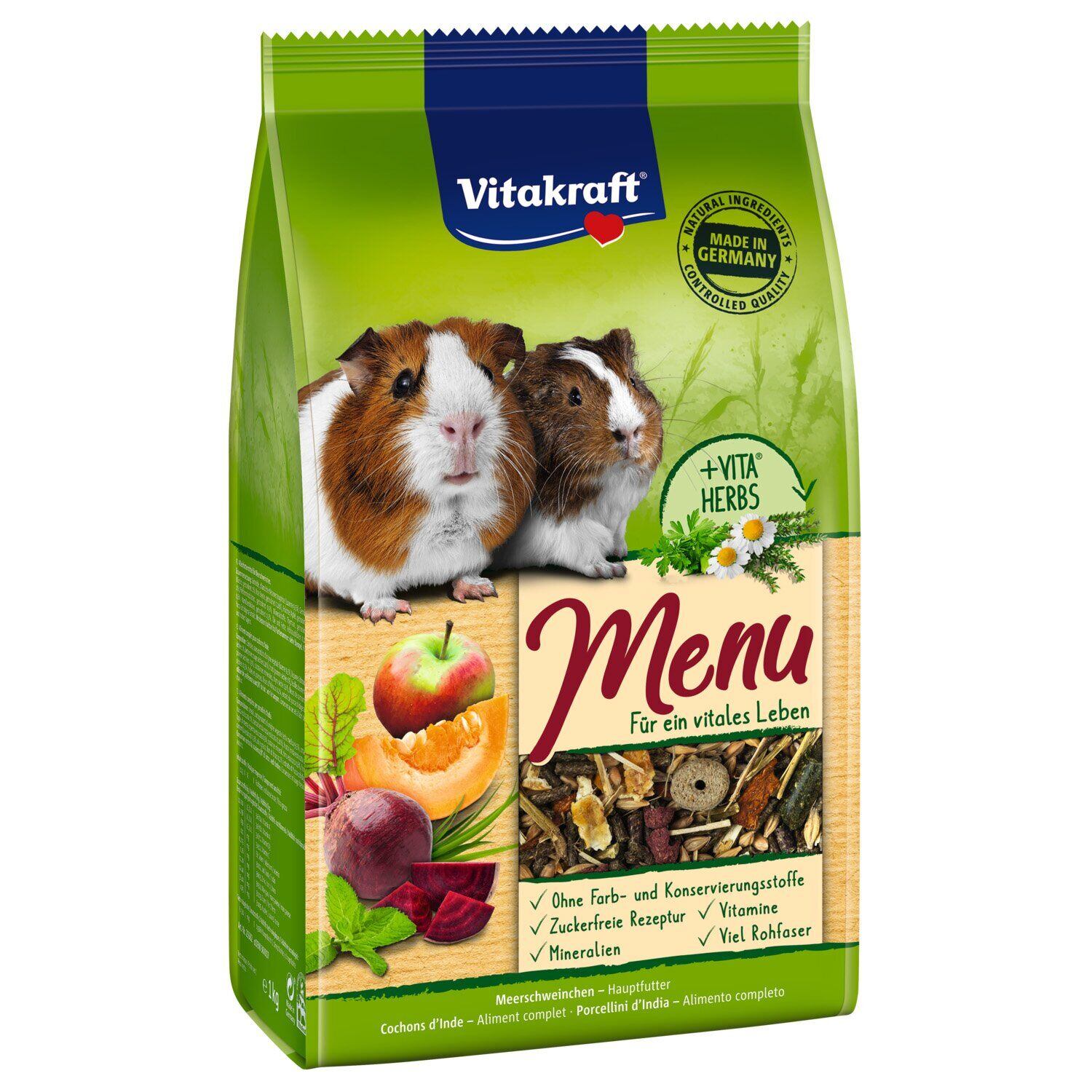Корм для морских свинок Vitakraft Premium Menu Vital, 1 кг (29220/25582) - фото 1