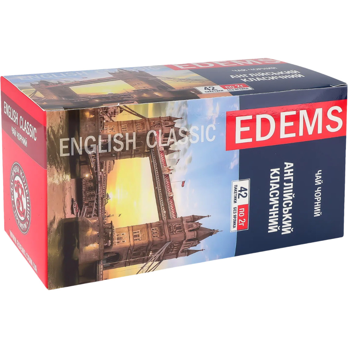 Чай чорний Еdems Англійський класичний 42 шт. x 2 г (952308) - фото 1