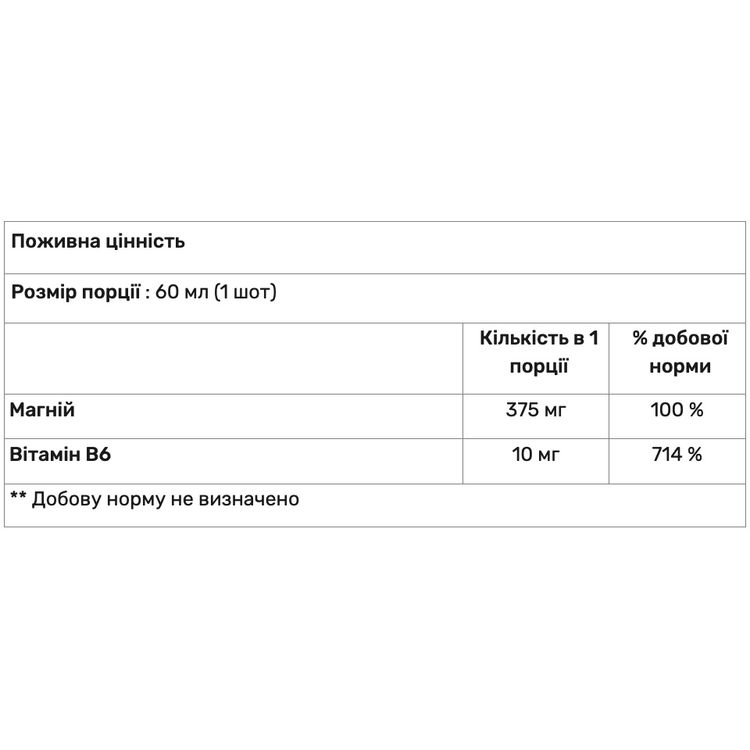 Магній + Вітамін В6 Nutrend MagnesLife Strong 60 мл - фото 3