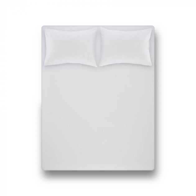 Простыня на резинке с наволочкой Penelope Laura white, 200х100+70х50 см, хлопок, белый (svt-2000022277860) - фото 1
