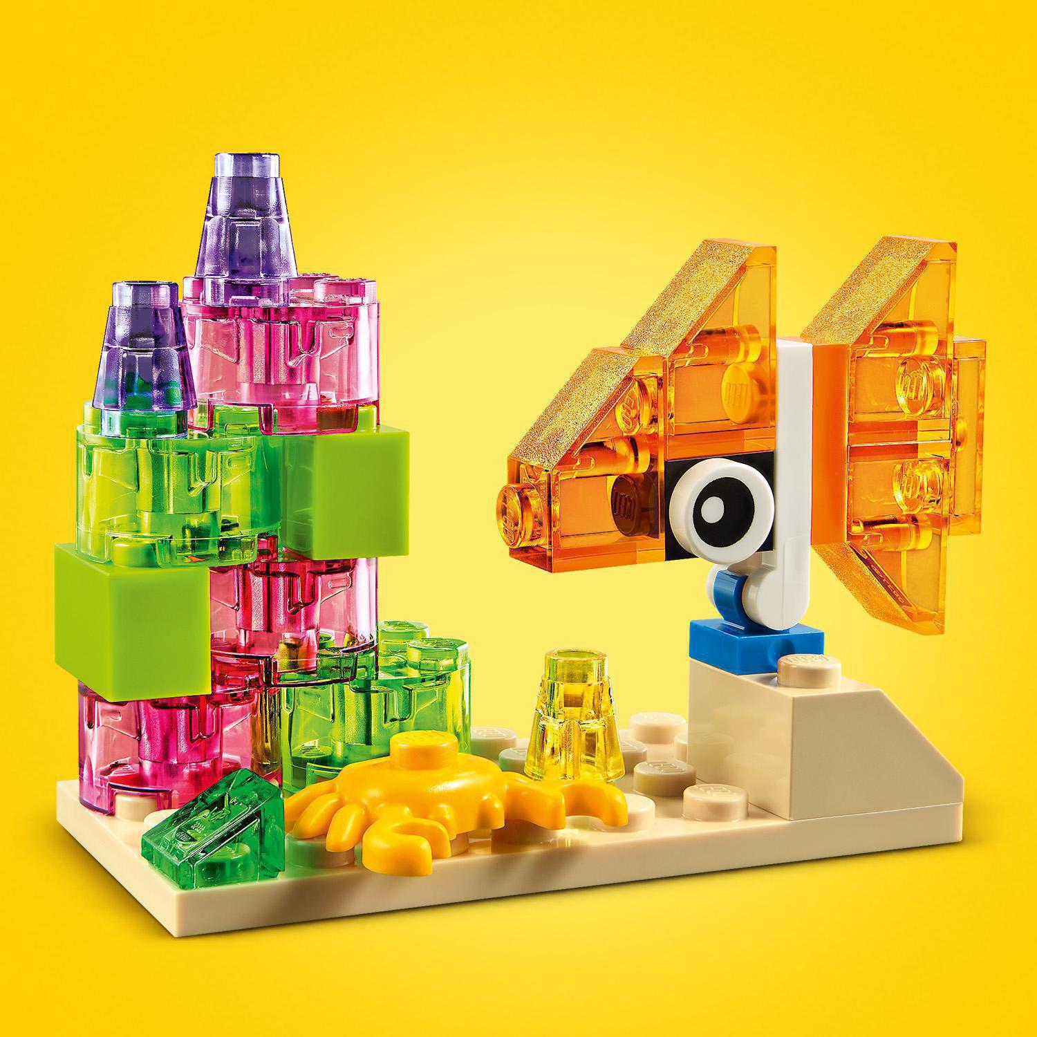 Конструктор LEGO Classic Прозорі кубики, 500 деталей (11013) - фото 11