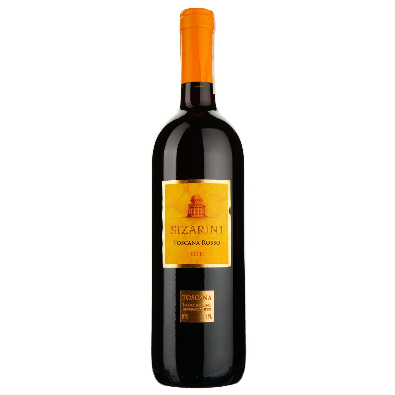 Вино Sizarini Toscana Rosso, 13%, 0,75 л - фото 1