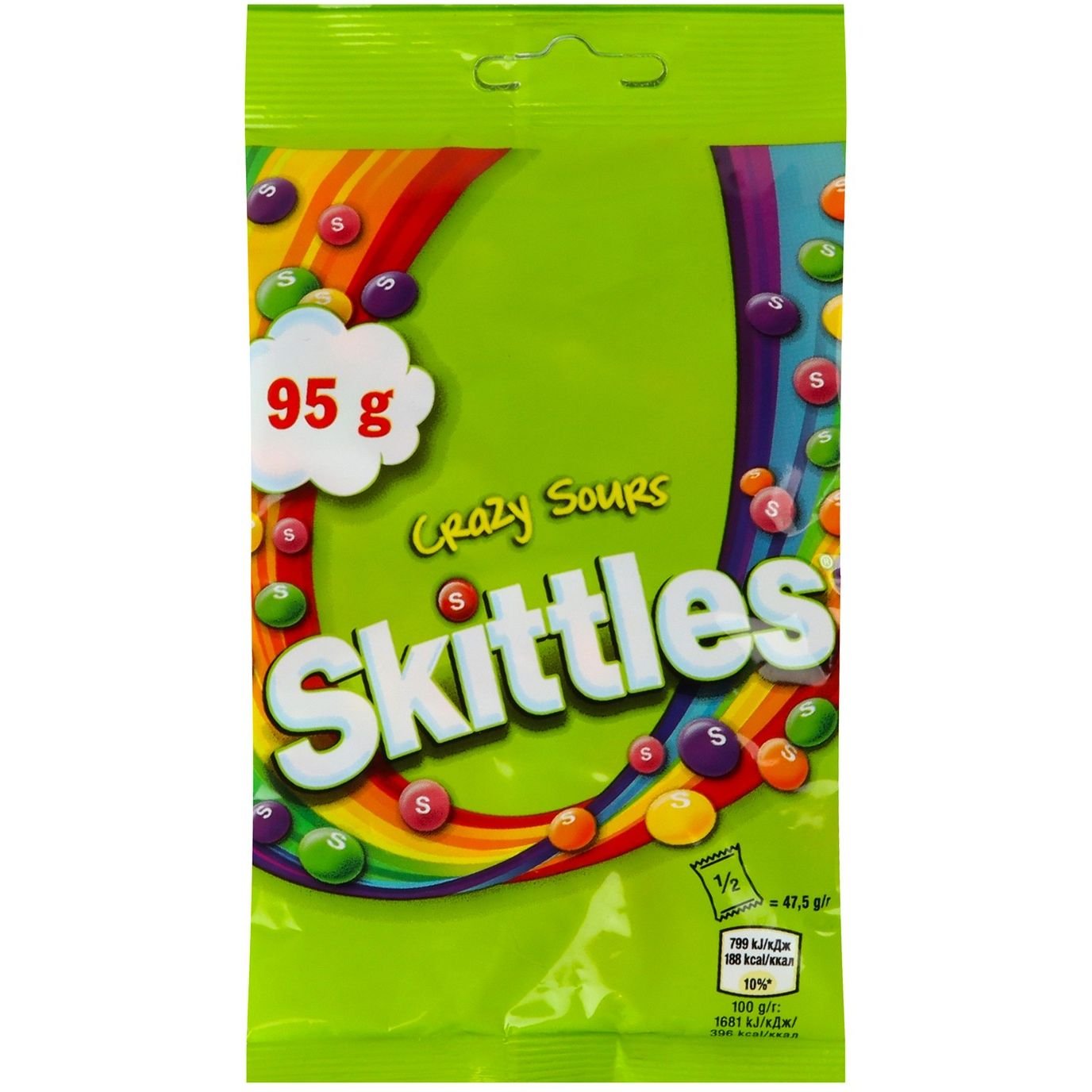 Драже Skittles Bag Кисломикс 95 г (788404) - фото 1