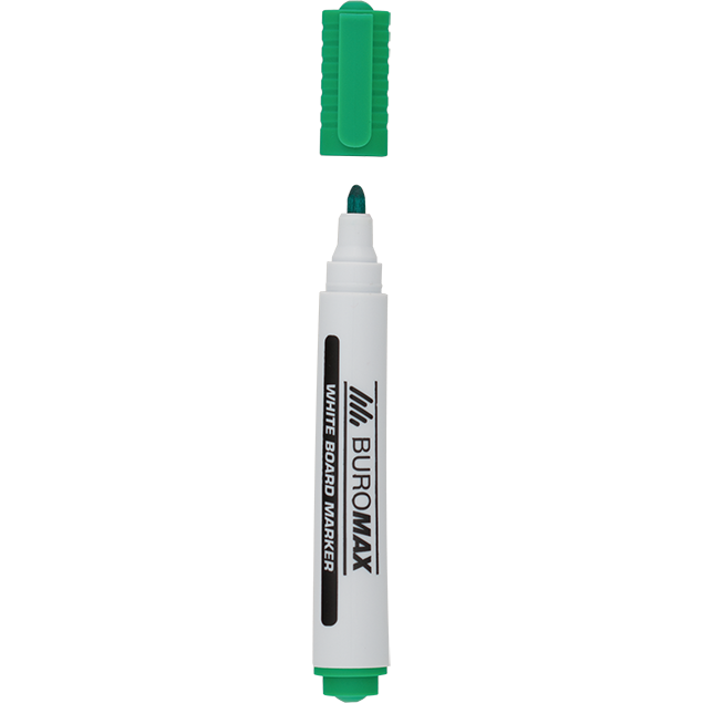 Маркер Buromax для магнітних сухостираючих дошок зелений (BM.8800-04) - фото 2