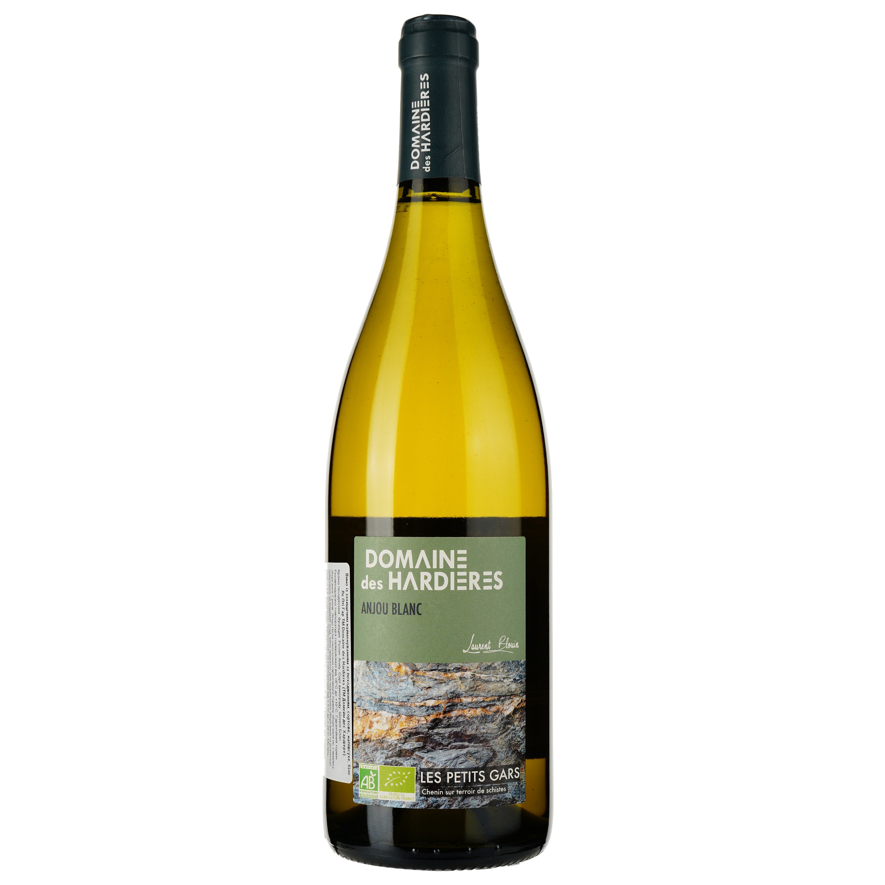 Вино Domaine des Hardieres Anjou Blanc AOP Les Petits Gars Bio 2021, белое, сухое, 0.75 л - фото 1