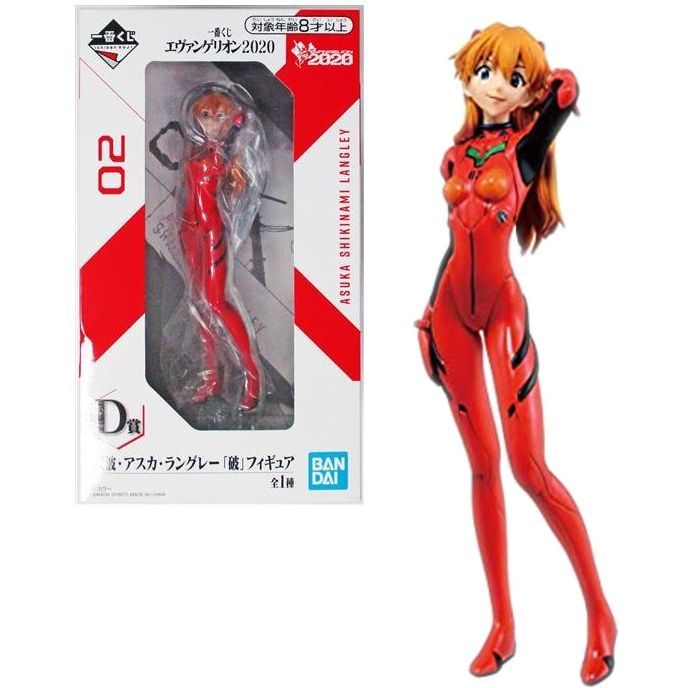 Фігурка Bandai Аска Ленглі Євангеліон Evangelion  Asuka  Langley brok 22 см WST EV AL 252 - фото 1